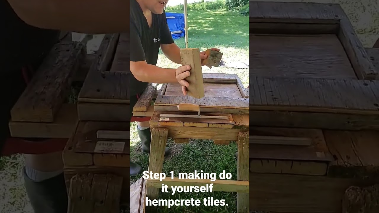 DIY Hempcrete Tiles