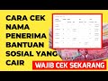 CARA CEK NAMA PENERIMA BANSOS YANG SUDAH CAIR DI HP TERBARU || BST PKH BPNT CAIR HARI INI