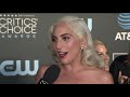 Lady Gaga's Critics' Choice Awards Success Predicted on the Blue Carpet