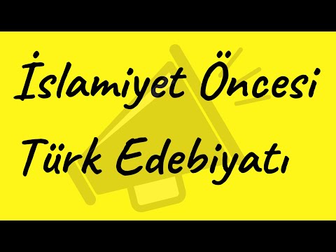 İSLAMİYET ÖNCESİ TÜRK EDEBİYATI- SAGU- SAV- KOŞUK