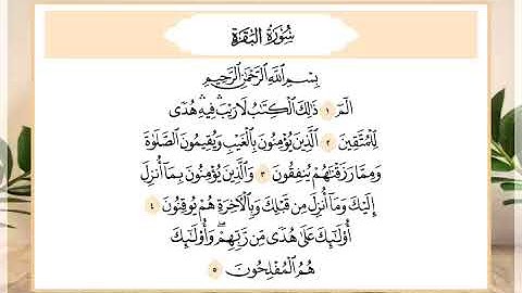 2 سورة البقرة القارئ الشيخ حسن النخلي