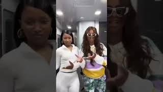 #Ciara & #UncleWaffles link up 😍 #femmeitforward