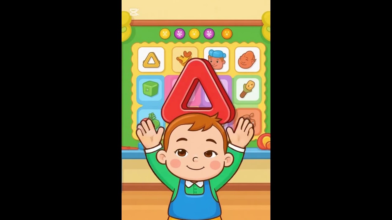 Learning Shapes With Cute Baby Animation | Fun & Easy kids 