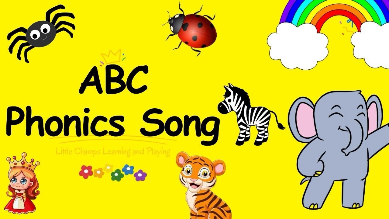 Alphabet Song | ABC Song | Phonics Song Loop| A for 🍎#kidsvideo #abcd # ...