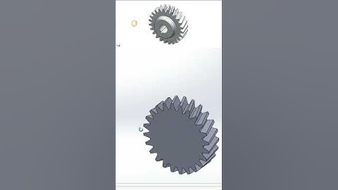Modeling of Helical Gear using Solidworks