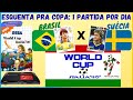 Brasil x Suécia - Copa do Mundo 1990: World Cup Italia' 90 - Super Futebol 2 - Master System