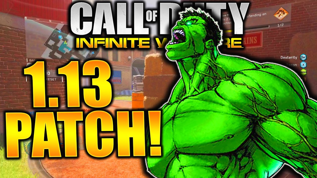 HUGE UPDATE 1.13 INFINITE WARFARE PATCH NOTES! NEW COD INFINITE WARFARE