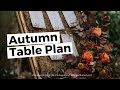 How to Make a Autumn Themed Wedding Table Plan