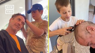 Robert Downey Jr.'s Children Shave His Head for Role in 'The Sympathizer'