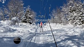 Geilo High Five Ski Challenge, Norway | allthegoodies.com / coolgeilo.com