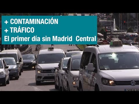 Madrid Central: más tráfico y contaminación en el primer día sin multas