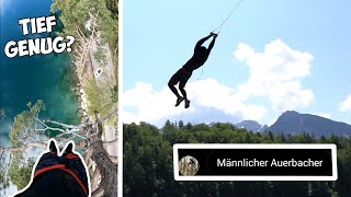 Das gab´s noch nie! ROPESWING &quot;Eure Tricks&quot; + Sprung aus dem 16 Meter Baum!!