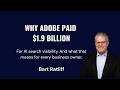 Why Adobe Paid $1.9 Billion for AI Search Visibility