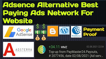 Google AdSense Alternative Best Paying Ads Network || Adsterra 2022 || High CPC