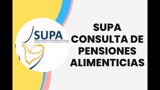 Consulta De Pensiones Alimenticias Supa