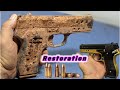 9mm shape Turkey pistol restoration, Zigana 2 turkey pistol Rusty restoration , Gun restoration