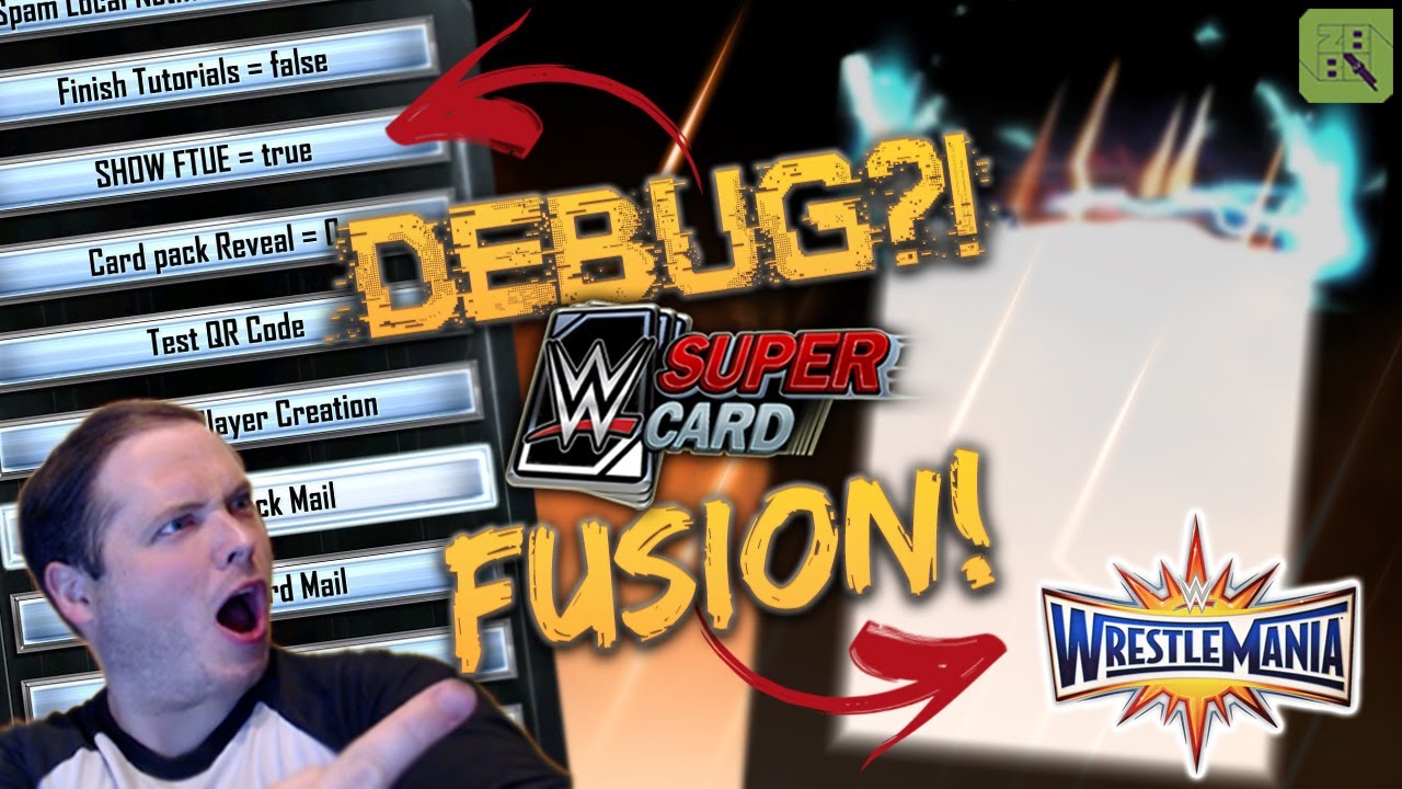 FIRST WRESTLEMANIA 33 FUSION! HUGE DEBUG MENU REVEALED!! | WWE SuperCard