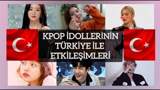 Kpop İdolleri̇ni̇n Türki̇ye İle Tüm Etki̇leşi̇mleri̇ Part 1