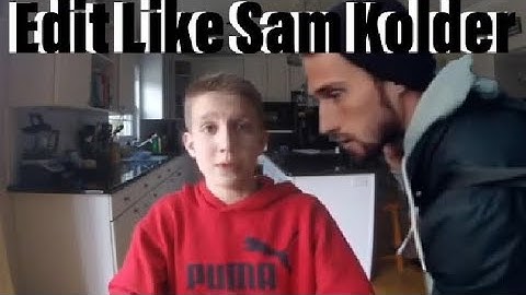 I tried to copy Sam Kolder on iMovie!