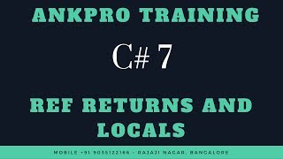 C# 7 Chapter 6 : Ref Returns and Locals Wealth