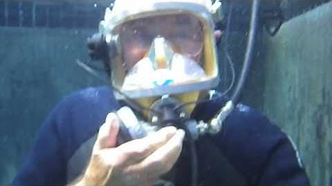 Testing SCUBA communications masks