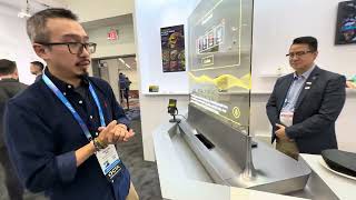 Agentic Window | CES 2026 — The World’s First MicroLED Transparent AI Service Counter