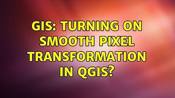 GIS: Turning on Smooth Pixel Transformation in QGIS?