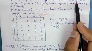 Lec 30 Assignment Problem(Part-1)