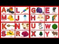 Learn English alphabet with pictures /A for apple #phonicsong #abcd #english #letters #alphabet