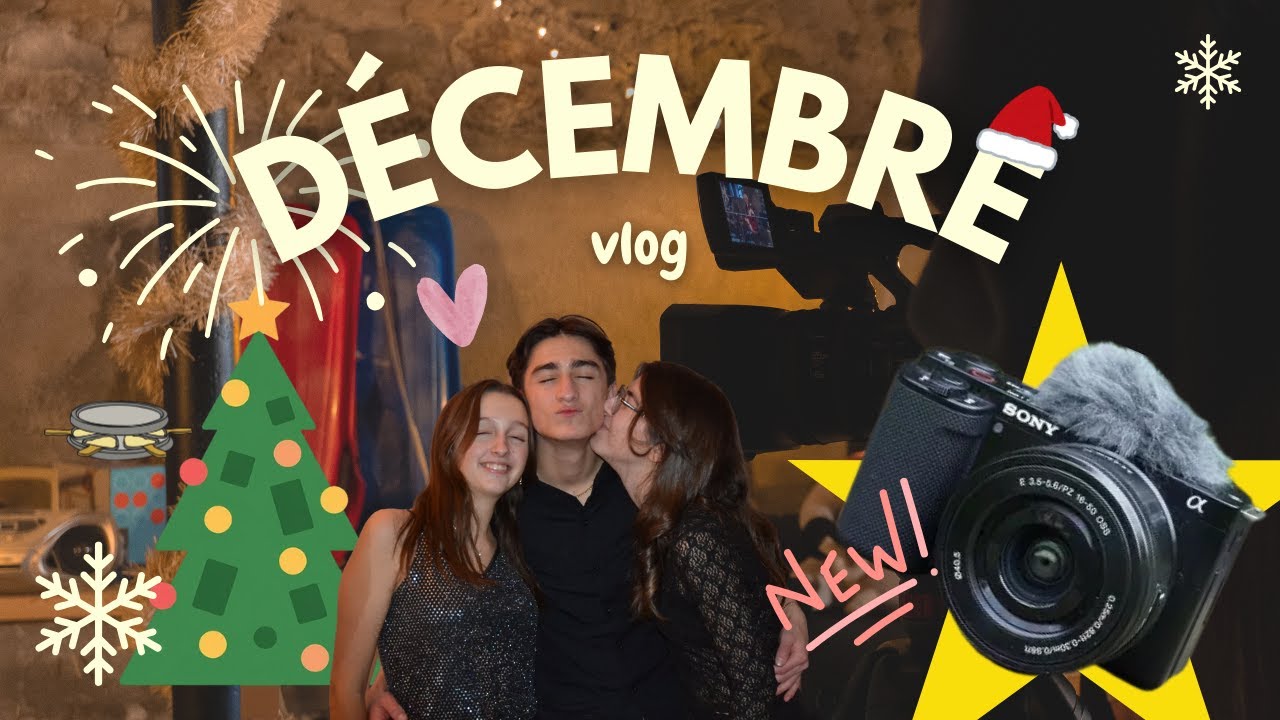 VLOG Décembre !! ( Fête des lumières / Workshop / anniv laura et lucie / nouvel an !! )