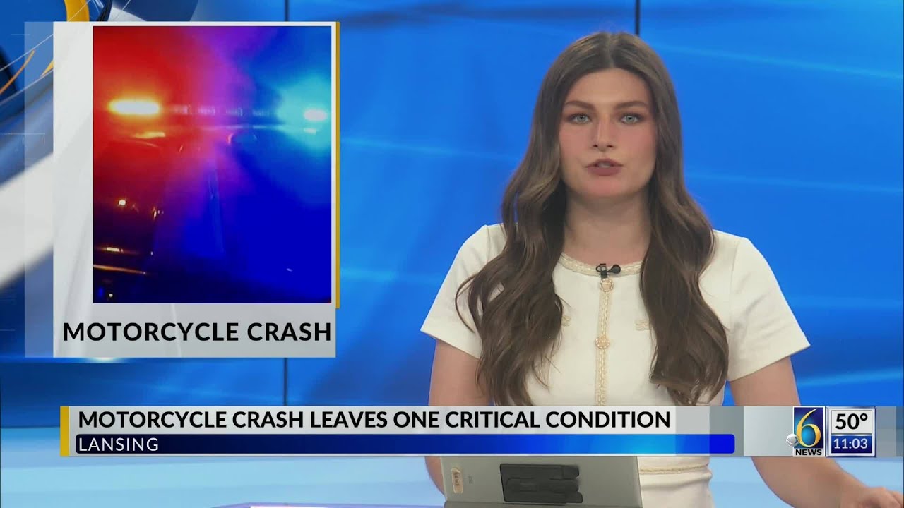Motorcycle crash leaves one in critical condition - YouTube
