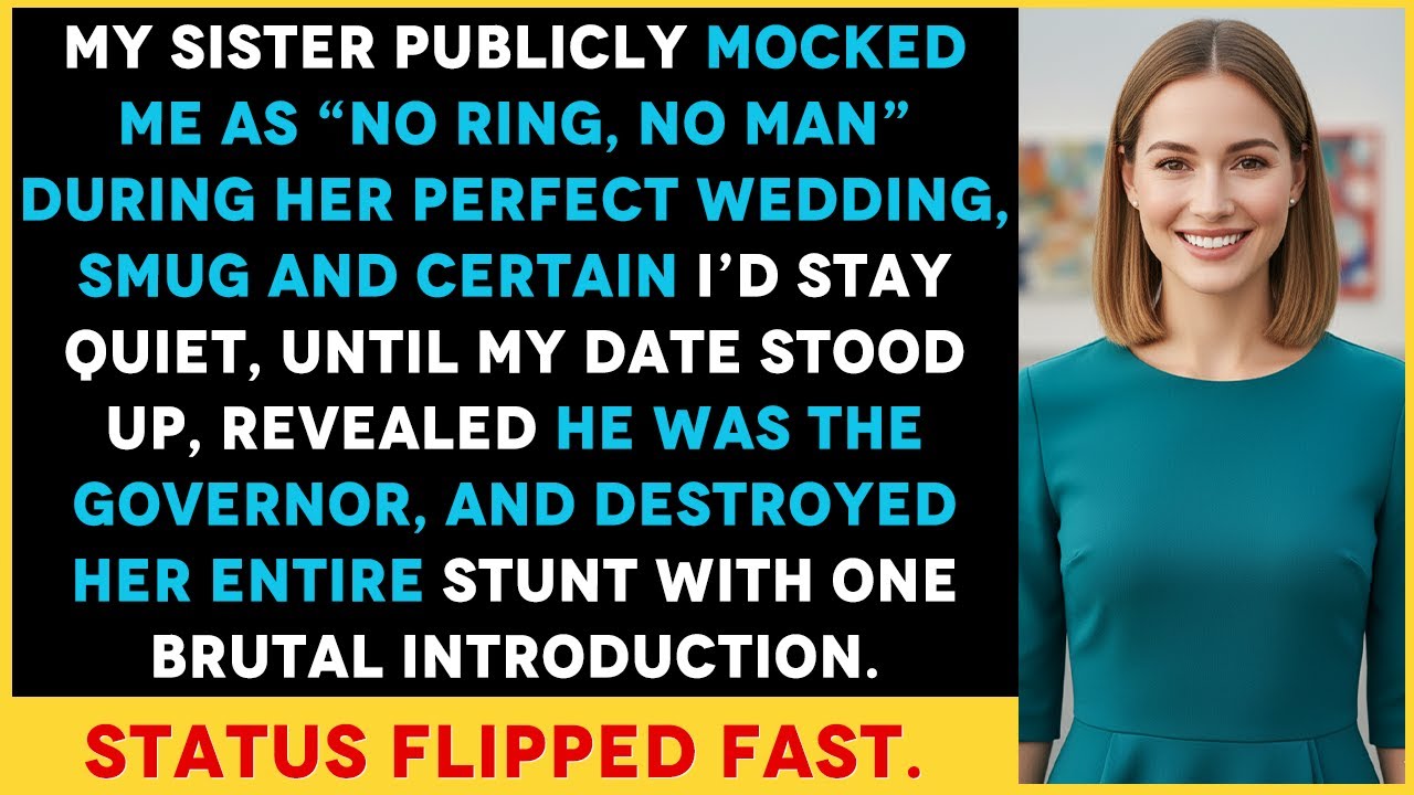 My Sister Mocked Me At Her Wedding: 'No Ring, No Man' — My 'Date' Stood Up, Introduced Himself As…