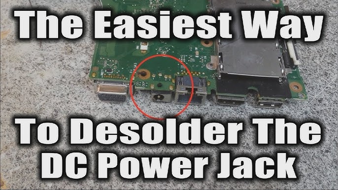 demontage pour remplacement fiche jack DC power sur ASUS X53S