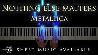 Metallica - Nothing Else Matters - Intermediate Piano Cover (Arr. Yannick Streibert)