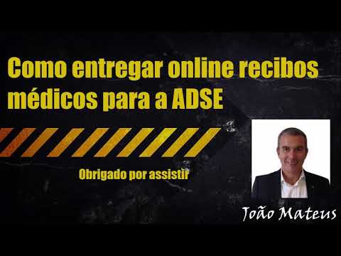 Entrega online de recibos médicos ADSE