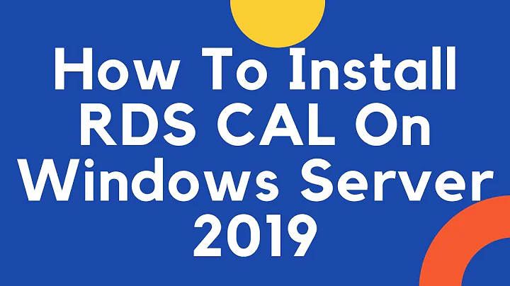 How To Install and Setup RDS CAL Licence On a Windows Server