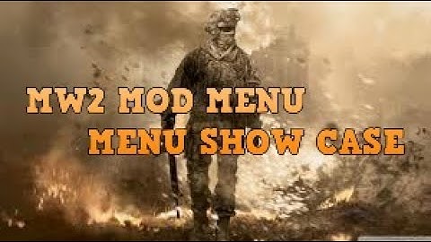 MW2 Mod menu showcase