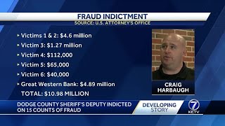 Dodge County Sheriff's Deputy indicted on 15 counts of fraud