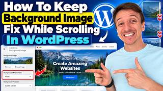 How To Keep Background Image Fix While Scrolling In WordPress