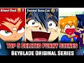 Top 5 deleted funny scenes in beyblade original series in hindi  beyblade  all format  series