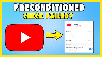 How To Fix  Precondition Check Failed On Youtube - NOW WORKING!