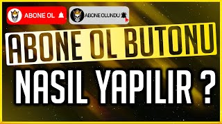 Abone Ol Butonu Nasil Yapilir ? - After Effects Dersleri̇