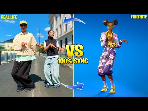 FORTNITE DANCES IN REAL LIFE (Swag Shuffle, Ambitious, Rebellious, To The Beat, Heartbreak Shuffle)