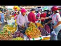 Cambodian Wet Market On the Normal Day Vs On Busy Day - Phnom Penh Market Food Tour