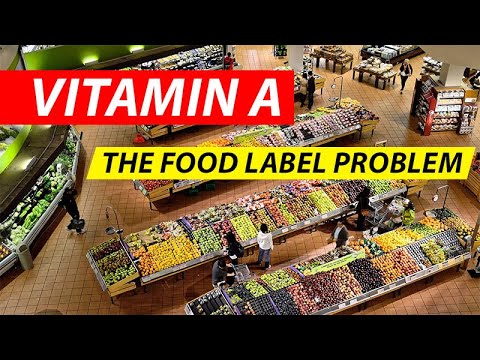 Vitamin A: The Food Label