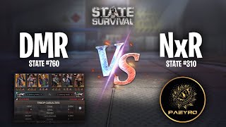 State of Survival : DMR (760) VS NxR (310) l Gen 6 VS Gen 10 screenshot 1