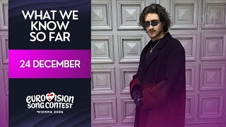 Download Lagu What We Know So Far - 24 December 2025 | Eurovision 2026 MP3