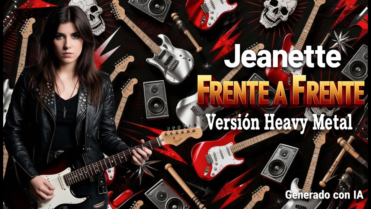 Jeanette – Frente a Frente | Cover IA Heavy Metal 80s melancólico