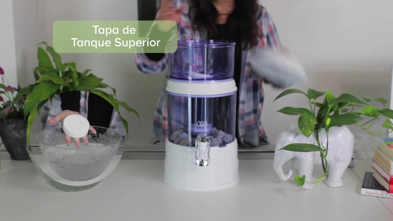 Purificador de Agua con Filtro CarbÃ³n Activado AVERA PA5L 5 Lts Hogar u  Oficina