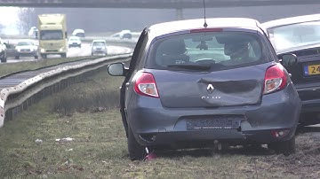 Twee gewonden na ongeval op A28 bij Hooghalen